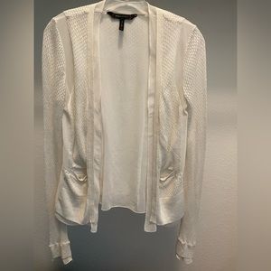 BCBGMAXAZRIA cream cardigan